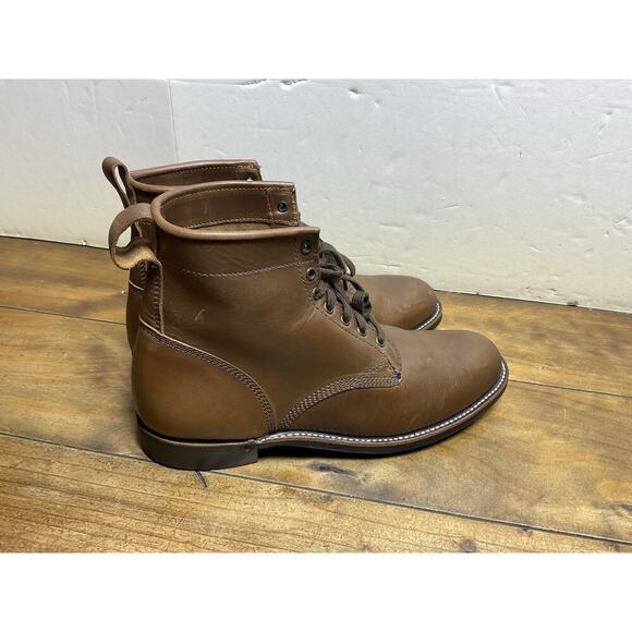 Dayton Service Boots Men’s Size 12 Brown Oil Scratch Leather Vibram main image 8